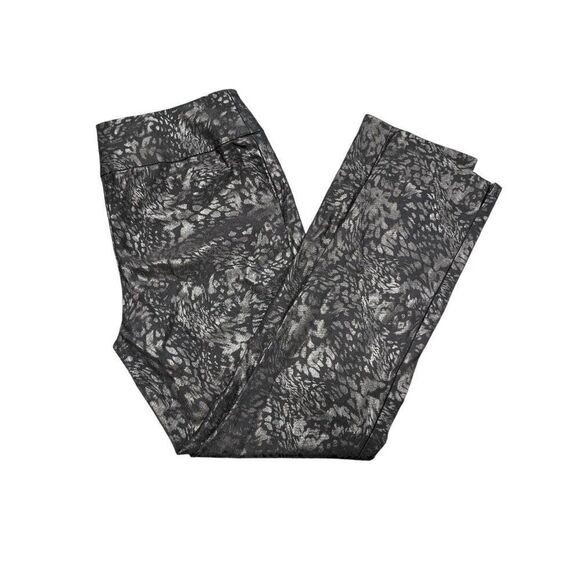 Nic + Zoe Black Animal Print Leggings - Picture 1 of 7